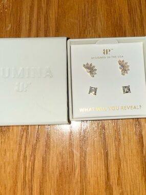 Bomb Party Lumina Gold Stud Earrings